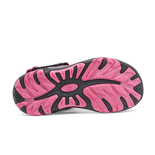 Boys and Girls Strap Sports Sandals - FUCHSIA PURPLE - 6